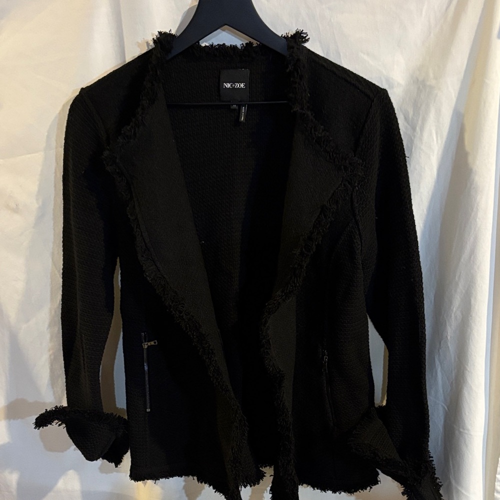 NIC+ZOE Black Textured Blazer